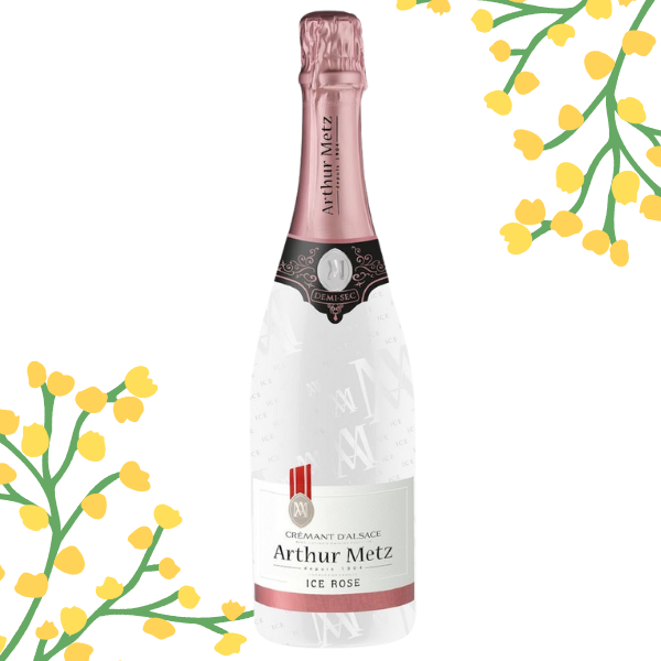 Crémant d'Alsace AOP  Demi-Sec Ice Rosé - ARTHUR METZ